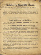 WW2 Army Service Book